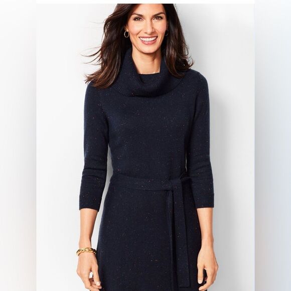 NWT Talbots tweed sweater dress Sz M petite - Picture 2 of 7